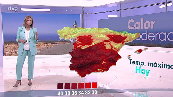 El tiempo - Temperaturas significativamente altas en áreas del tercio sur peninsular