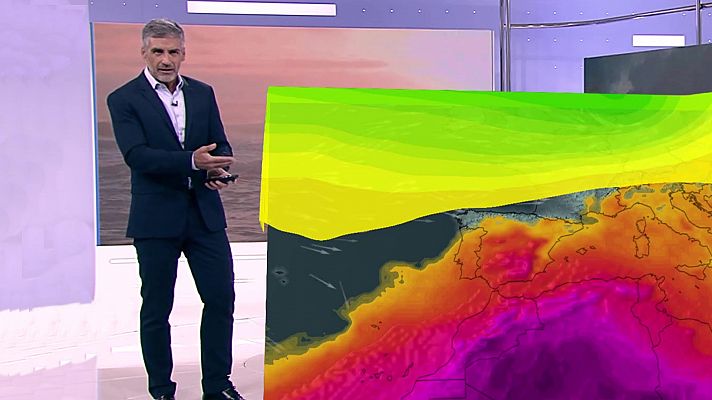 Temperaturas altas en el valle del Guadalquivir