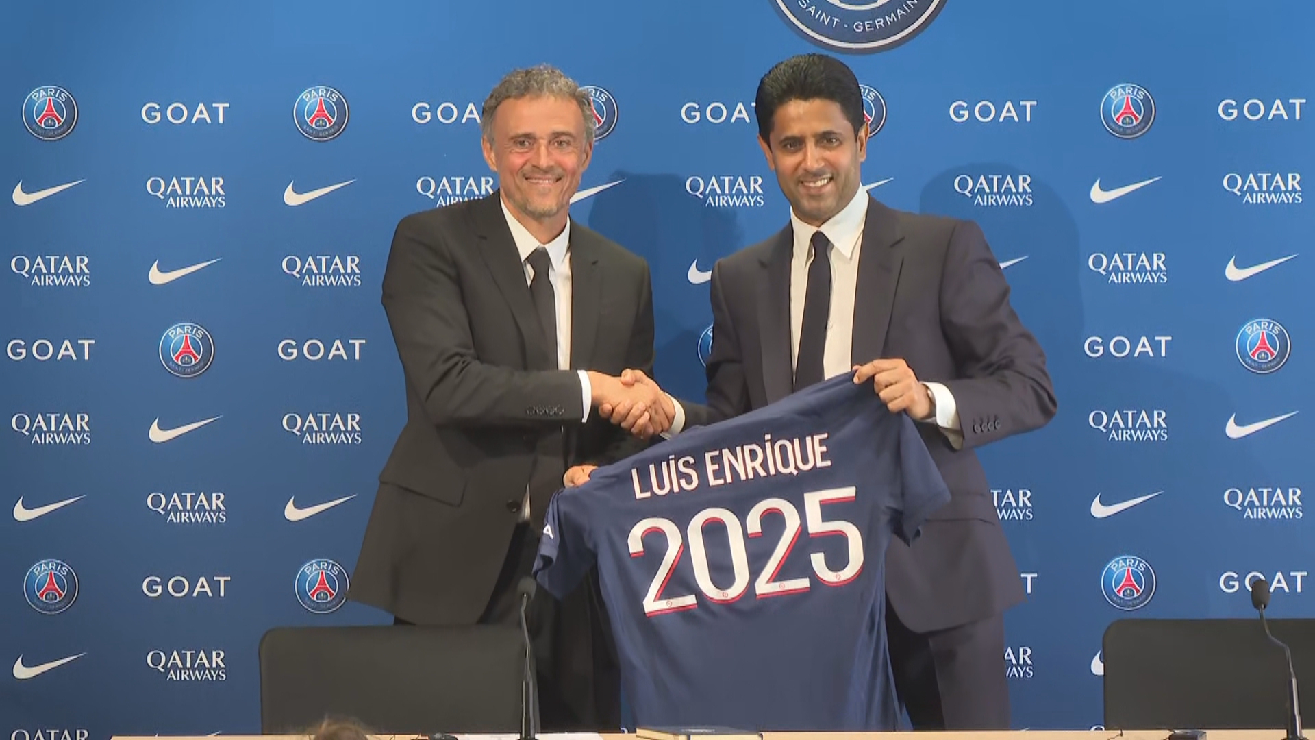 Presentación De Luis Enrique Como Nuevo Entrenador Del PSG