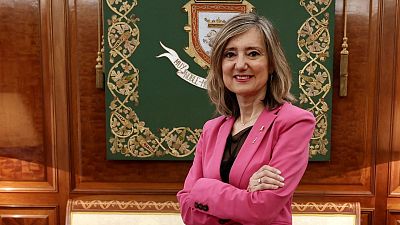Cristina Ibarrola, alcaldesa de Pamplona: "Somos el escaparate al mundo durante nueve días"