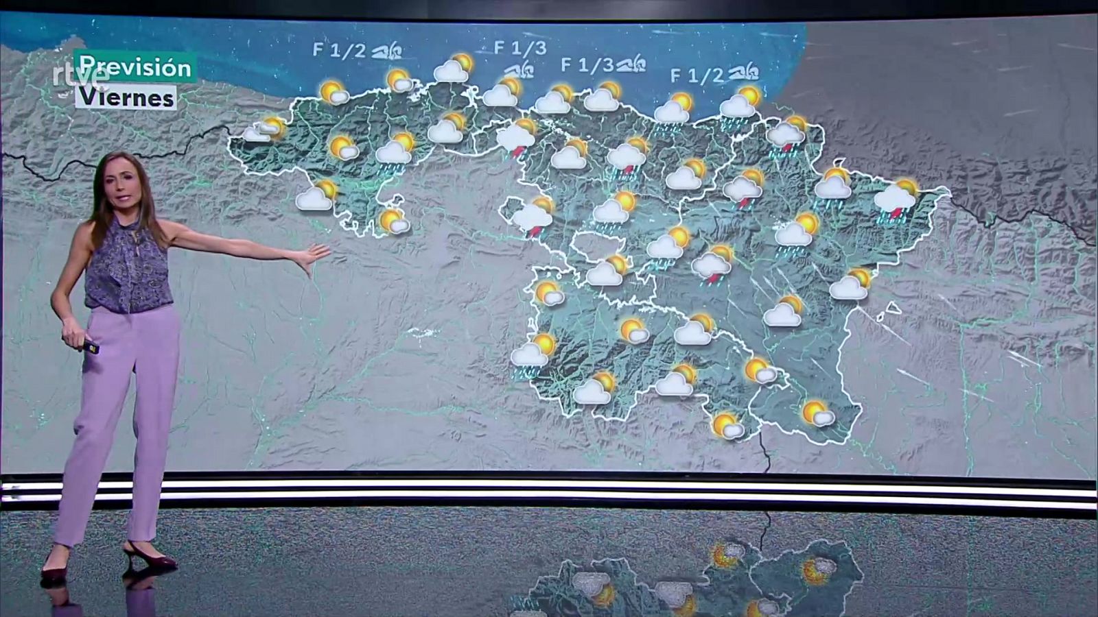 Probabilidad de chubascos y tormentas fuertes en el norte y nordeste peninsular - ver ahora