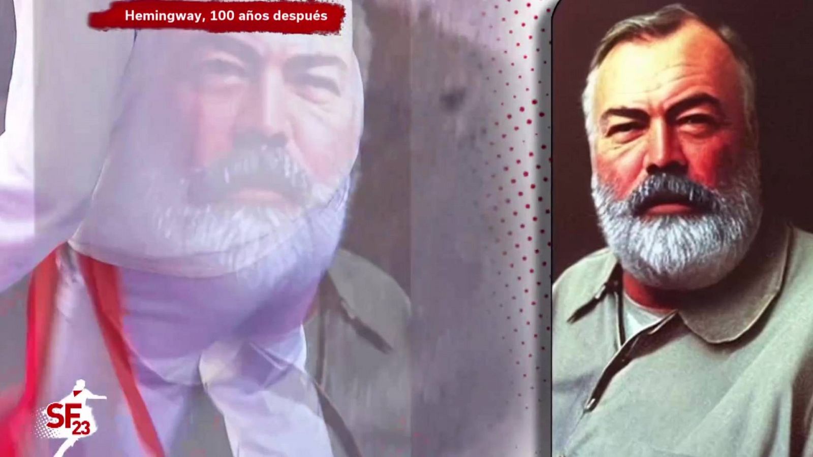 San Fermín 2023: Hemingway, "corresponsal del pasado" en el primer encierro