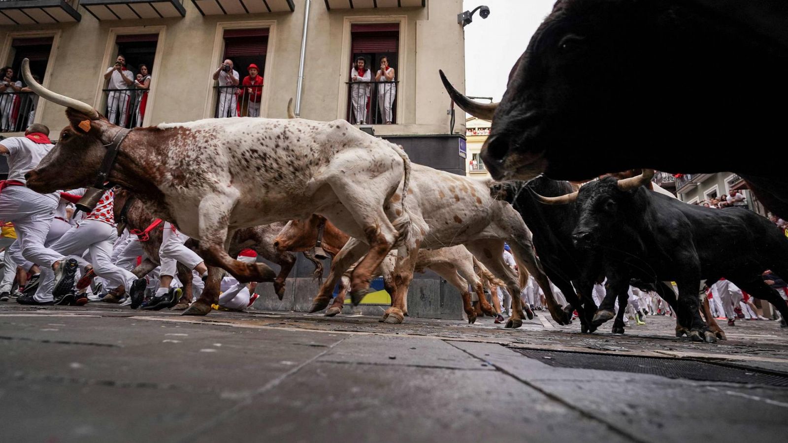 El primer encierro de San Fermín 2023 no deja heridos por asta