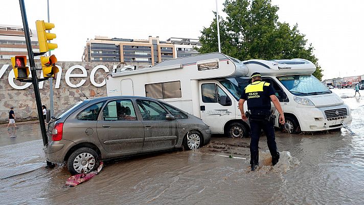 Hablando claro - Zaragoza trata de recuperar la normalidad tras la tromba de agua de este jueves