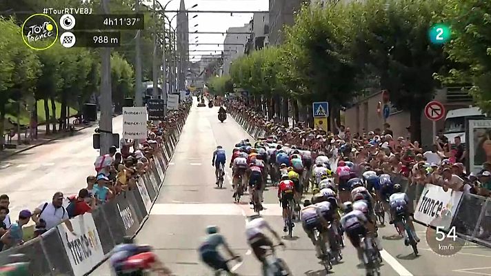 Tour de Francia - Mads Pedersen derrota a Philipsen en Limoges