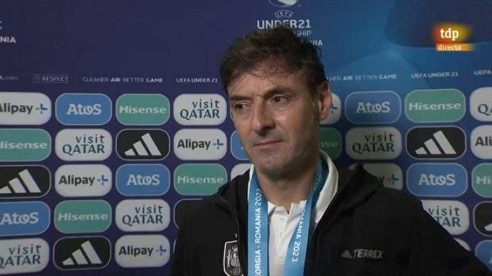 Europeo sub-21 | Santi Denia: "No hemos sido campeones por detalles, pero esta plata hay que valorarla"