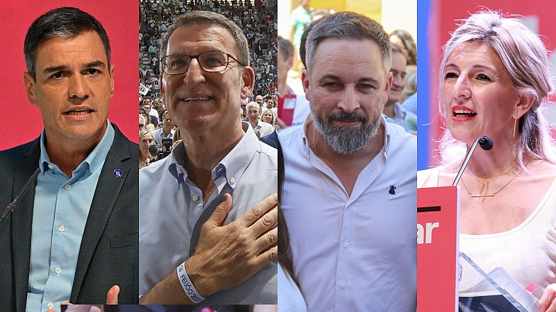 Los líderes se vuelcan en el primer y caluroso domingo de la campaña de las elecciones generales del 23J