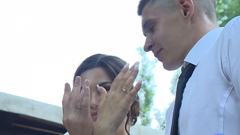Aumentan las bodas en Ucrania pese a la guerra
