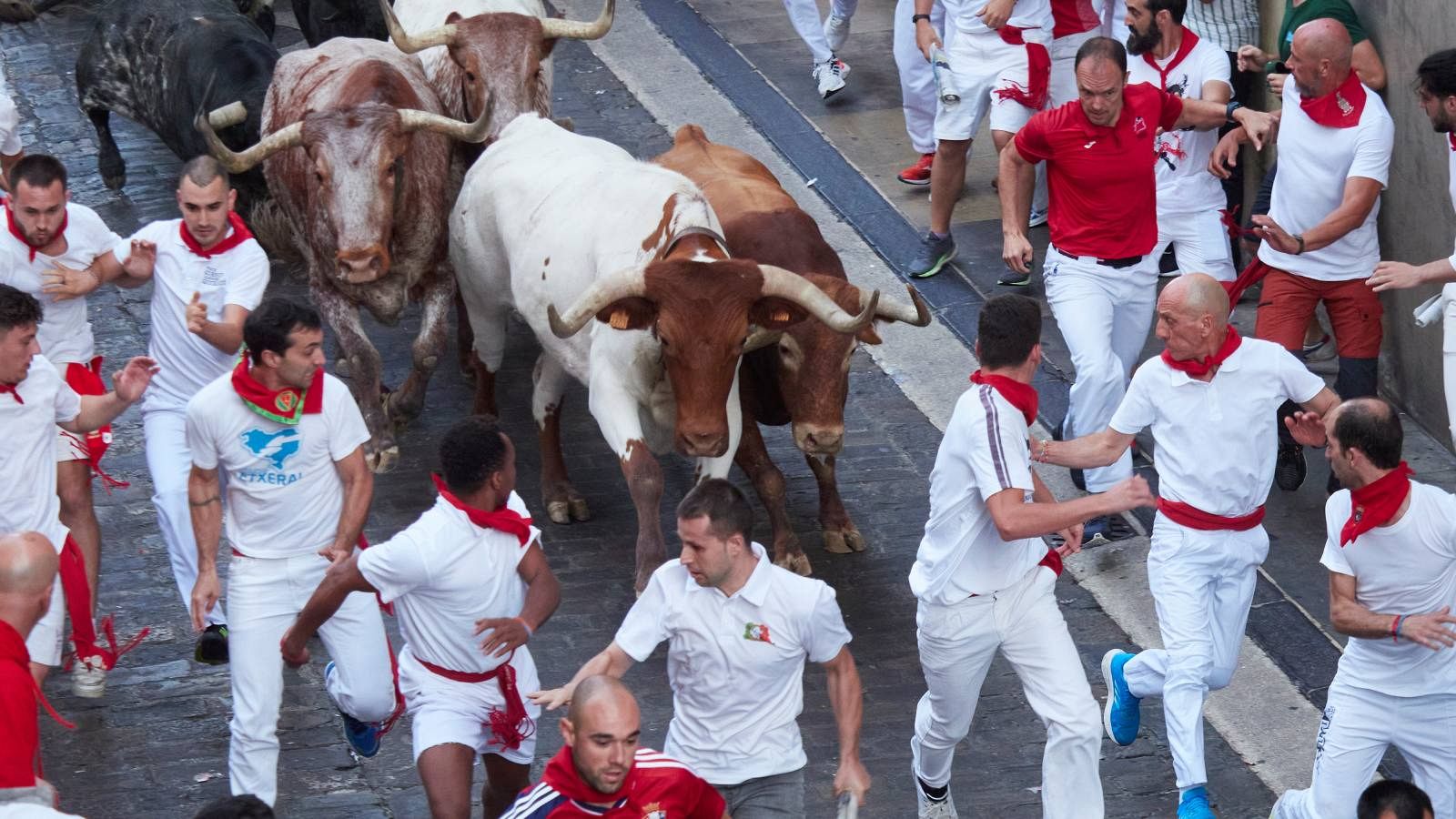 Fotografiar los encierros en San Fermín