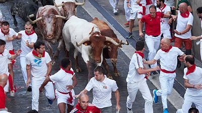 Fotografiar los encierros en San Fermín: "Colocamos una cámara fija en la entrada y en el otro lado"