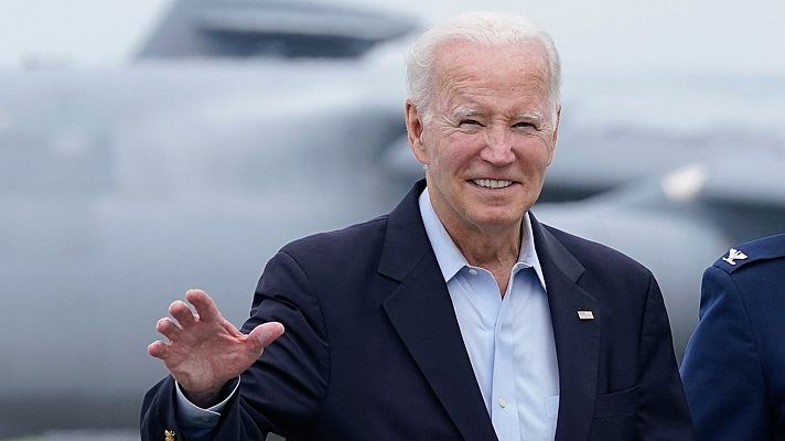 Telediario Fin de Semana - Biden comienza una intensa gira de cinco días por tres países europeos