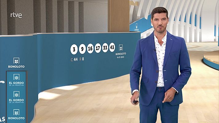 Loterías - Sorteo de la Bonoloto y El Gordo de la Primitiva del 09/07/2023