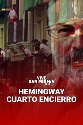 San Fermín - Hemingway, "corresponsal del pasado" en el cuarto encierro de San Fermín: "En mi época los balcones eran escasos y privilegiados"