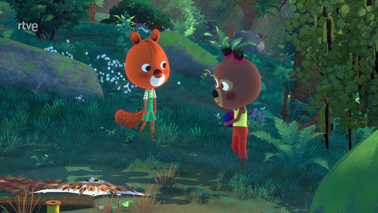 El cordón en la pata