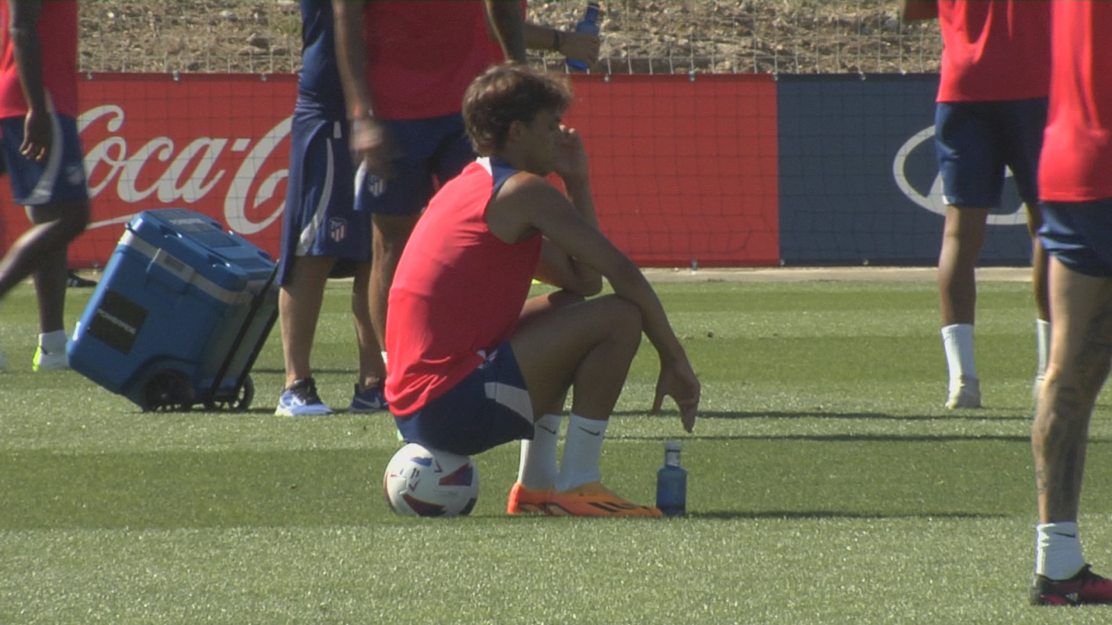La soledad de Joao Félix en su regreso al Atlético de Madrid - ver ahora