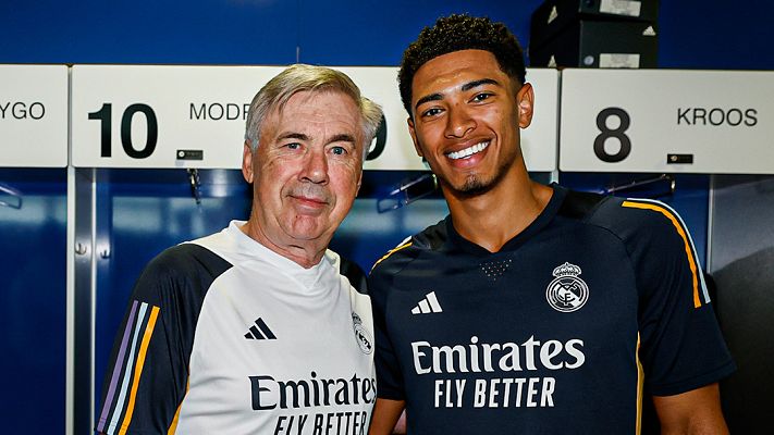 Telediario 1 - Real Madrid y FC Barcelona vuelven a los entrenamientos con con caras nuevas en sus filas