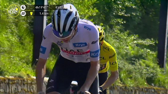 Telediario 1 - Pogacar vs. Vingegaard, un duelo para la historia