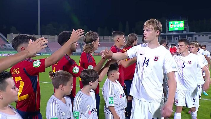 Fútbol - Campeonato de Europa Sub-19 masculino: España - Noruega