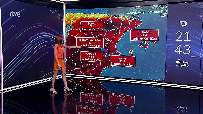 Intervalos de viento fuerte de origen tormentoso en el interior del tercio este peninsular - ver ahora