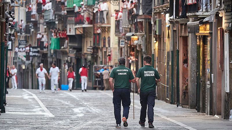 Miguel Reta, pastor de los encierros de San Fermín: "Hay que tener mucho respeto y tomárselo en serio" - Ver ahora