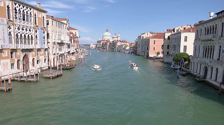 Venecia y las góndolas  