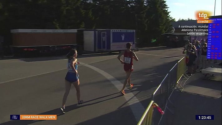Atletismo - Paul McGrath logra el oro en los 20 km marcha del Europeo sub-23