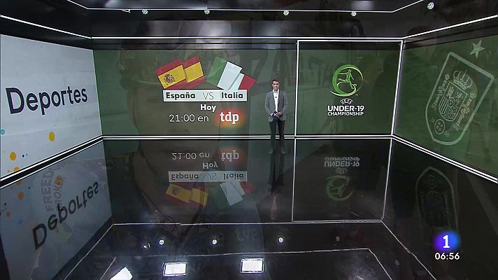 Telediario Matinal - España busca ante Italia el pase a la final del Europeo sub-19