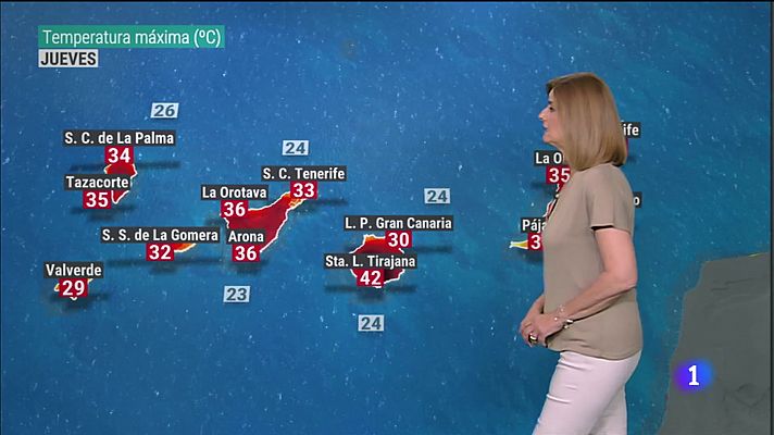 El tiempo en Canarias - 13/07/2023 