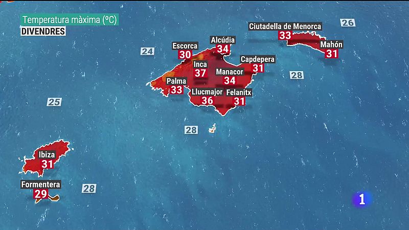 El temps a les Illes Balears - 13/07/23 - Veure ara