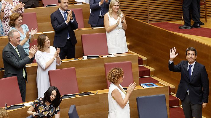 Telediario 2 - Mazón es investido presidente de la Comunidad Valenciana