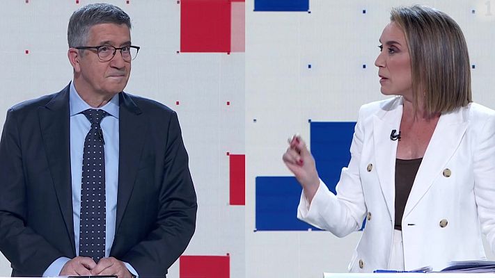 Especiales informativos - López acusa al PP de "mentir" sobre los datos económicos y Gamarra le espeta: "Hemos sido la segunda peor economía europea desde 2019"