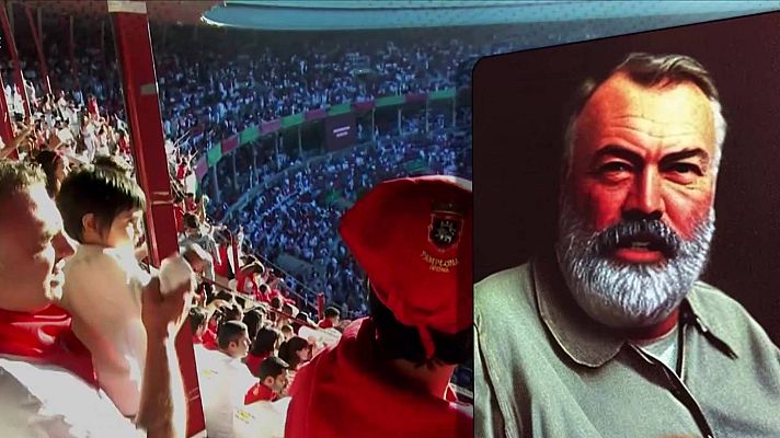 San Fermín - Hemingway, "corresponsal del tiempo" en el último encierro