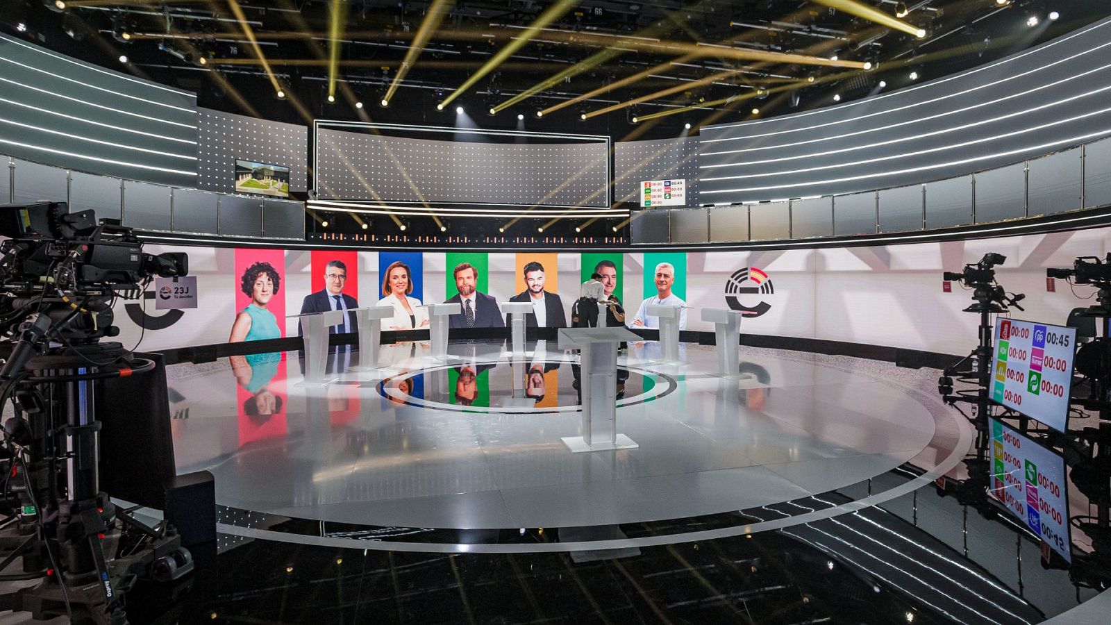 El debate a siete en RTVE, lo más visto del 'prime time'
