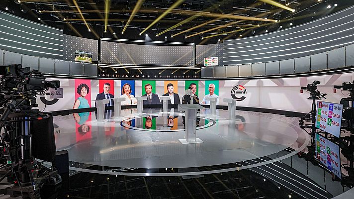 Telediario 1 - El debate a siete en RTVE, lo más visto del 'prime time'