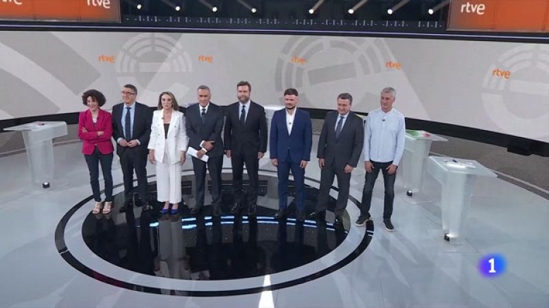 El debat a 7 de RTVE es cola en els missatges de campanya - veure ara