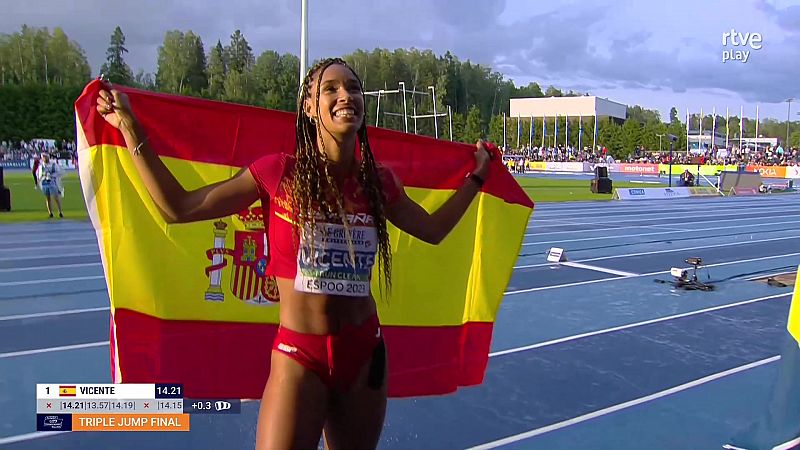 Atletismo | María Vicente, campeona de Europa sub-23 de triple salto -- Ver ahora