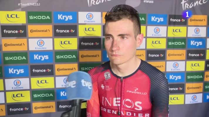 Tour de Francia - Carlos Rodriguez a TVE: "Me he centrado en ir a tope. Ni me lo creo"