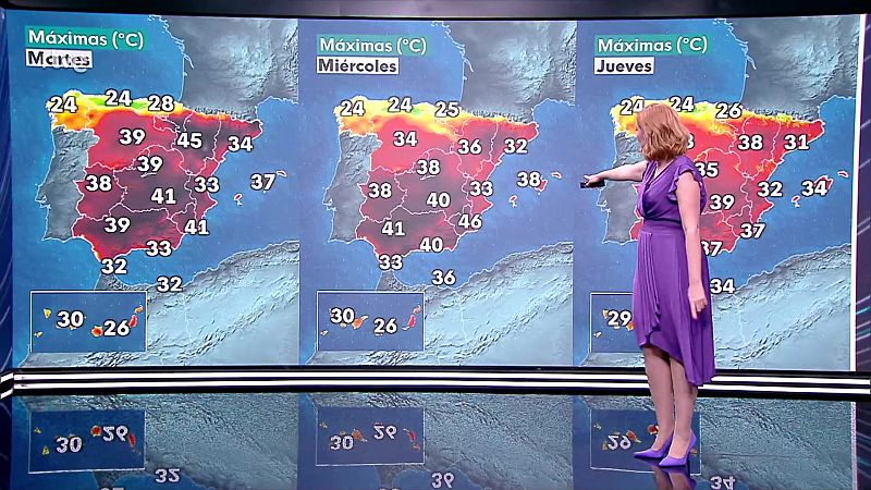 Temperaturas significativamente altas en zonas de la mitad sur peninsular - ver ahora