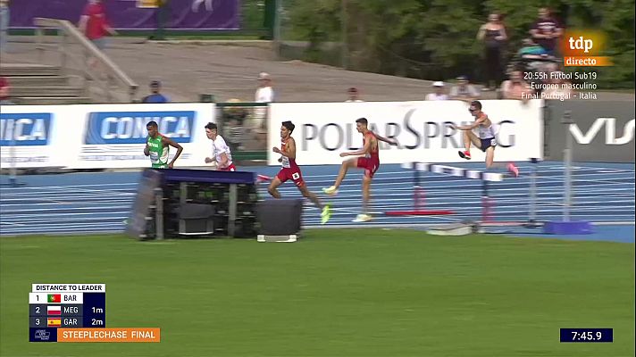 Atletismo - Alejandro Quijada gana el oro en los 3000 obstáculos del Europeo sub23