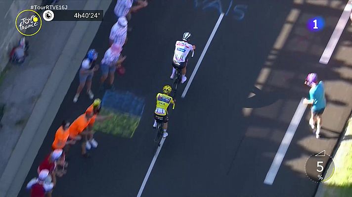 Tour de Francia 2023 | Poels culmina con éxito una larga escapada en el Mont Blanc; Pogacar y Vingegaard mantienen el pulso