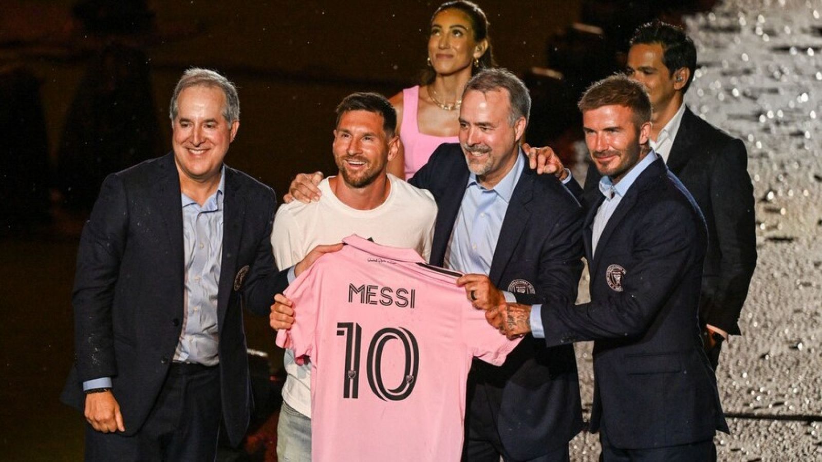 Leo Messi, presentado ante 20.000 fans en Miami 