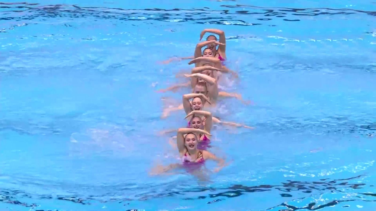 Natación artística - Campeonato del Mundo Final rutina acrobática