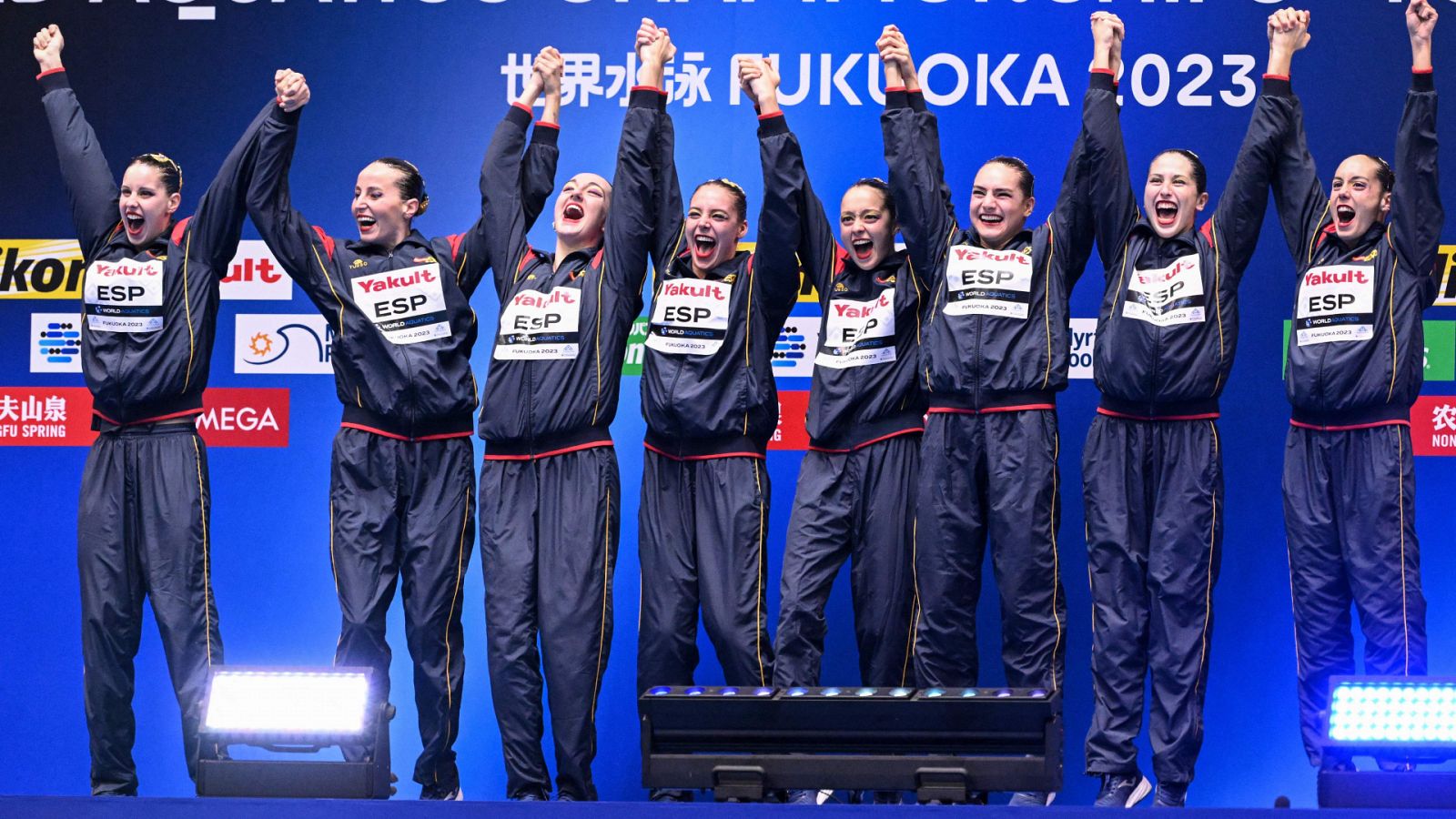 Mundial de natación de Fukuoka | España, oro mundial en natación artística por equipos