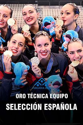Natación - Mundial de natación de Fukuoka | Así ha sido el ejercicio con el que España ha logrado el primer oro de la historia en natación artística por equipos