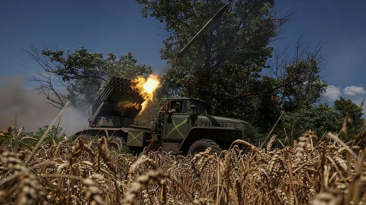 Telediario 1 - Rusia intensifica sus bombardeos en Ucrania sobre Odesa y Donetsk