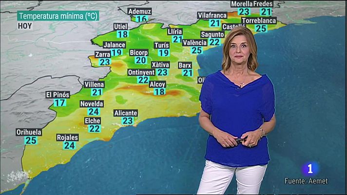 L'informatiu - Comunitat Valenciana - El Tiempo en la Comunitat Valenciana - 18/07/23