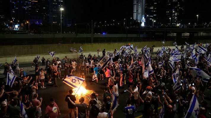 Israel vive una nueva jornada de protestascontra la reforma judicial