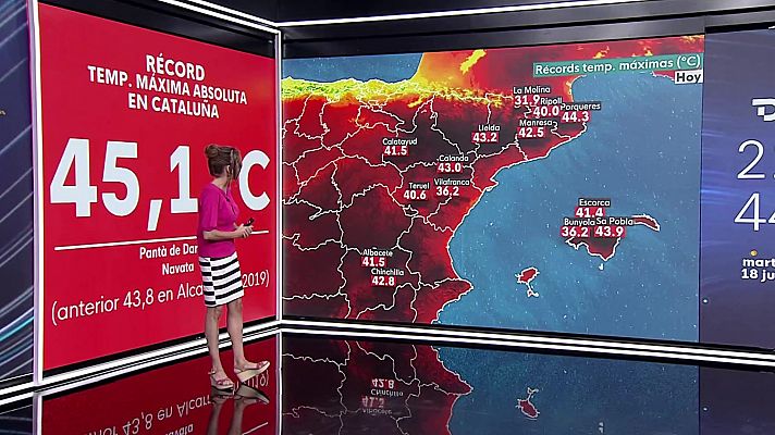 El tiempo - Tormentas en Aragón, Navarra y en la Ibérica occidental