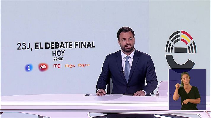 Telediario en lengua de signos - Telediario - 8 horas - 19/07/23 - Lengua de signos