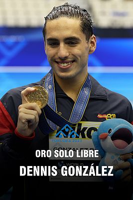 Mundial de natación | Así ha sido el ejercicio en solo libre de Dennis González que le ha valido el oro